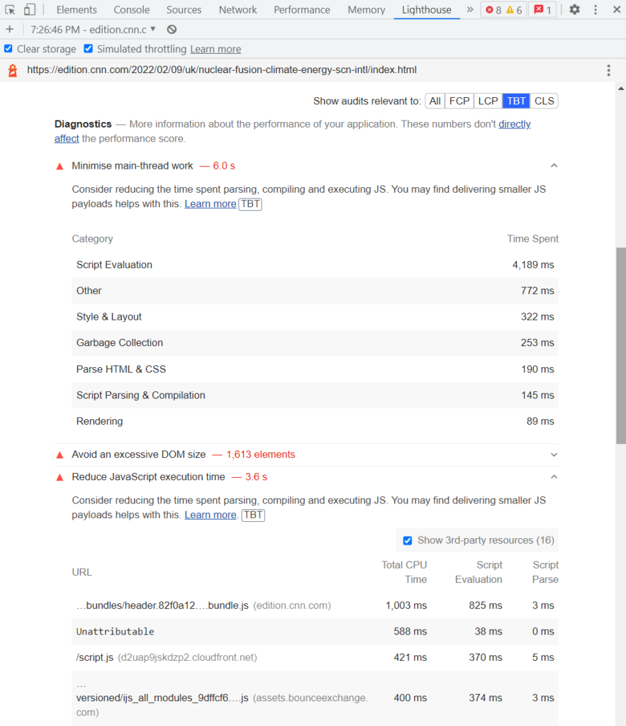 Optimize Core Web Vitals with Lighthouse