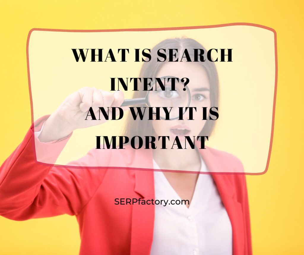 What is search intent